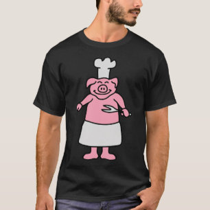 Camiseta Criador de aniversário da Pig Chef aaa