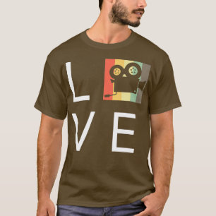 Camiseta Criador de Arquivos da Câmara de Filmes do Love Re