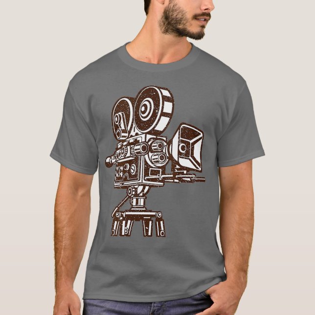 Camiseta Criador de Arquivos da Câmera de Filme _nxpl (Frente)