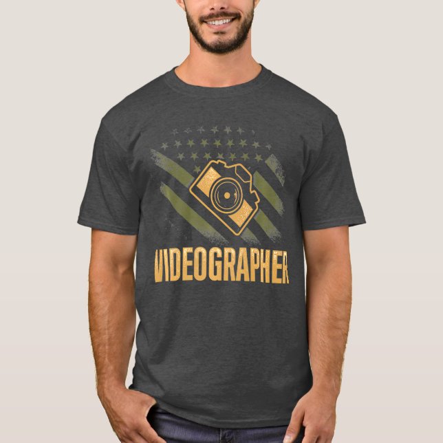 Camiseta Criador de Arquivos de Videografia de Conhecimento (Frente)