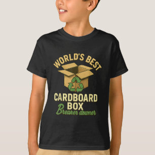 Camiseta Criador de caixas de papelão do mundo Engraçado Ec