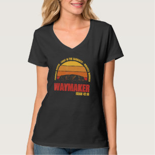 Camiseta Criador de Caminho Cristão Isaías 4216 Bíblia Insp