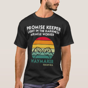 Camiseta Criador de Caminhos Antigos Cumpridor de Promessas