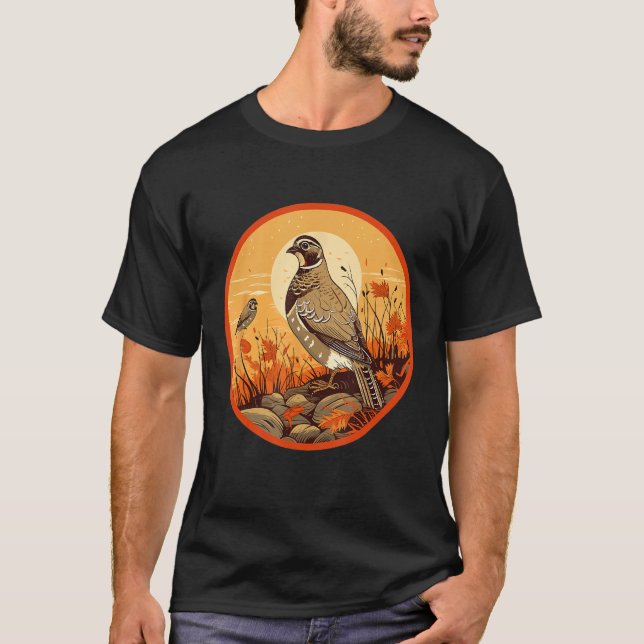 Camiseta Criador de Codorna Anã Codorna (Frente)