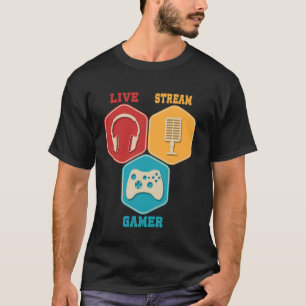 Camiseta Criador de Conteúdo Jogo Online Videogame Transmis