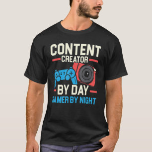 Camiseta Criador de conteúdo por jogador diário por influen