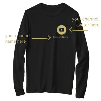 CAMISETA CRIADOR DE CONTEÚDO YOUTUBE NOME DO CANAL AVATAR D