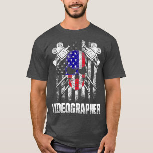 Camiseta Criador de Filmagens de Videografia Prática por Vi