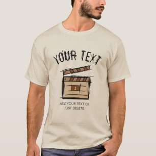 Camiseta Criador de filmes, ator, diretor de cinema, ideia