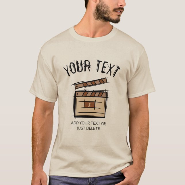 Camiseta Criador de filmes, ator, diretor de cinema, ideia  (Frente)