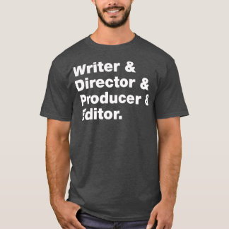 Camiseta Criador de filmes - Leitor de páginas - Diretor de