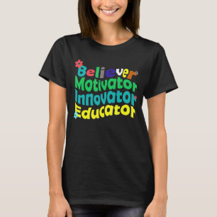 Camiseta Criador de Motivador Crente Educador Retro