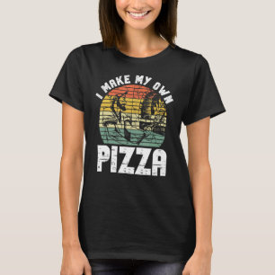 Camiseta Criador de pizza de hobby que ama Fazer de pizza