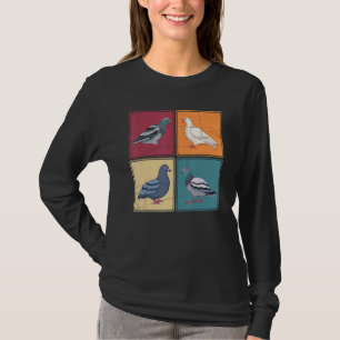 Camiseta Criador de Pombo Ave Animal Pop Pombo