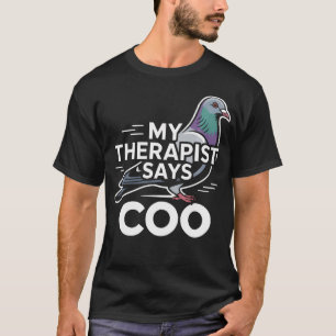 Camiseta Criador de Pombo Ave Voadora Pombo Animal