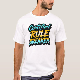 Camiseta Criador de Regras Certificado Grafite elegante