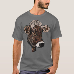 Camiseta Criador de vacas encara gado bovino figura carne b