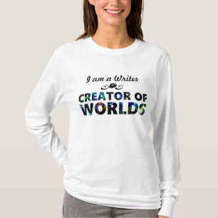 Camiseta Criador do escritor aka dos mundos (mulheres)