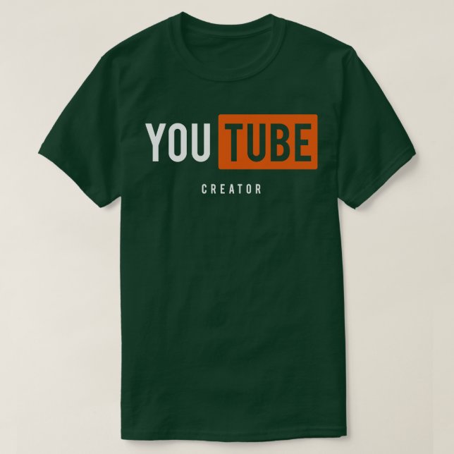 Camiseta Criador do Youtube (Frente do Design)