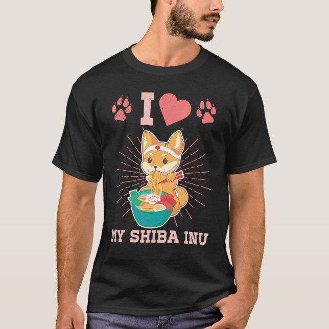 Camiseta Criadores de Cachorro Shiba Dizendo 3 (Frente)