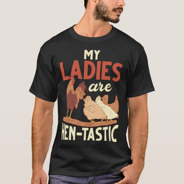 Camiseta Criadores de frango e agricultores criam frangos h (Frente)