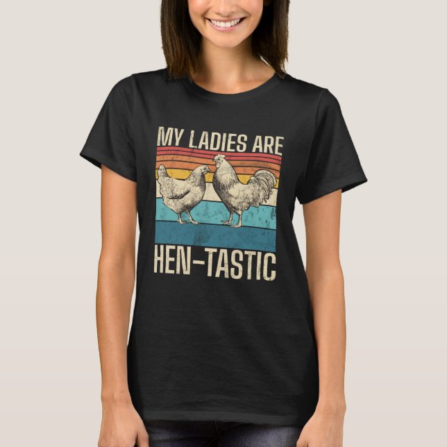 Camiseta Criadores de frango e agricultores criam frangos h (Frente)