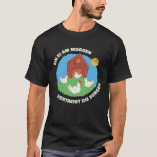 Camiseta Criadores de frango e agricultores criam frangos h