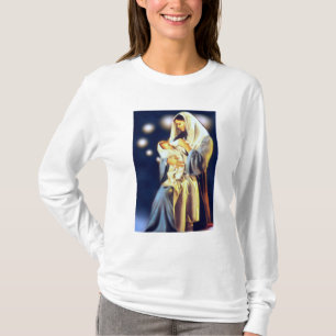 Camiseta Criança abençoada Jesus da Virgem Maria e da