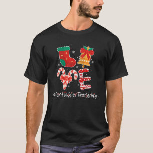 Camiseta Criança Adorada Toddler Professora Vida Doce Cane