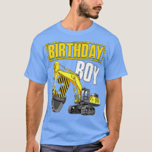 Camiseta Criança Aniversário 3º Veículo 3 Anos Construído