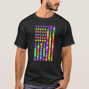 Camiseta Criança Autista Conscientização Americana do Autis