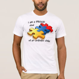 Camiseta Criança autística do pai orgulhoso