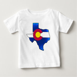 Camiseta criança Bright Colorado flag