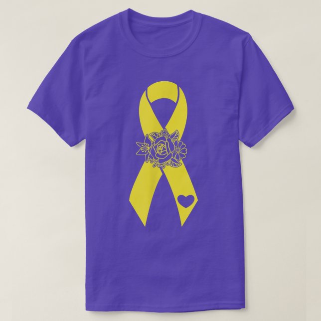Camiseta Criança Cancer Consciência Figurino Paz Cura Amor (Frente do Design)