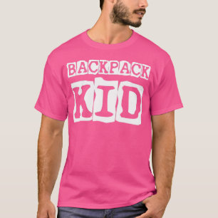 Camiseta Criança da Mochila - Ideia de Presente Montanha Na