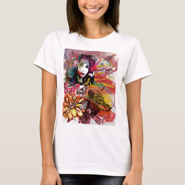 Camiseta criança das naturezas (Frente)