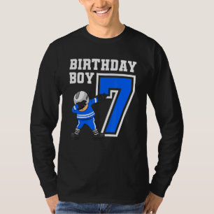 Camiseta Criança de Aniversário do Jogador de Hóquei no Gel
