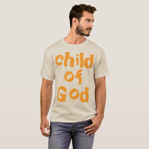 Camiseta Criança de Deus Bíblia Cotação Laranja Branco