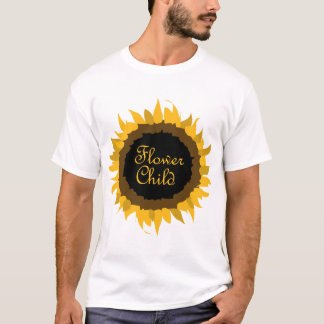 Camiseta Criança de flor