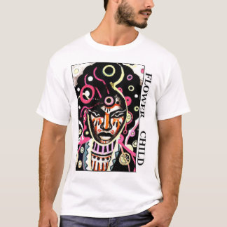 Camiseta Criança de flor