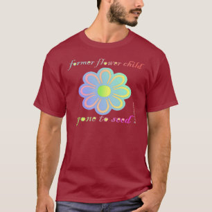 Camiseta Criança de flor anterior ida semear