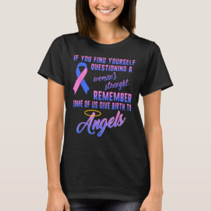 Camiseta Criança de Gravidez Perda de Sensibilização Mamãe