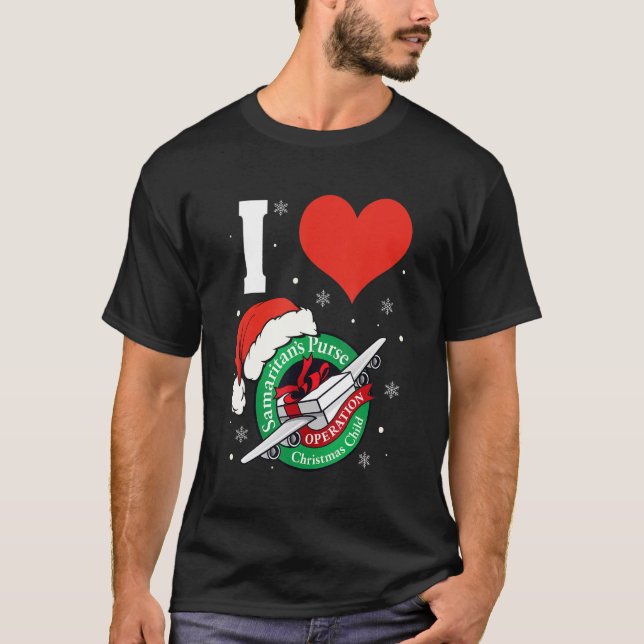Camiseta Criança de Natal da Operação de Bolsa de Samaritan (Frente)