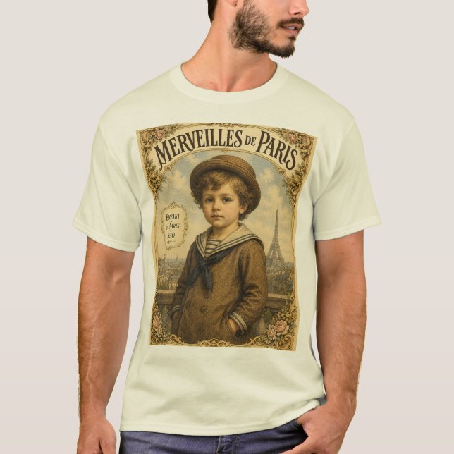 CAMISETA CRIANÇA DE PARIS (Frente)