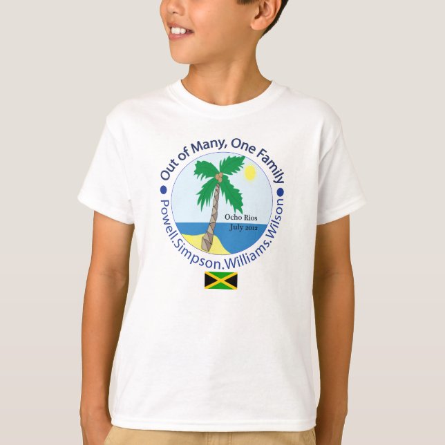 Camiseta Criança de uma família (Frente)