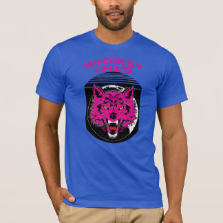 Camiseta CRIANÇA DE WHISKEY - Logotipo T-Shirt w/PINK WOLF