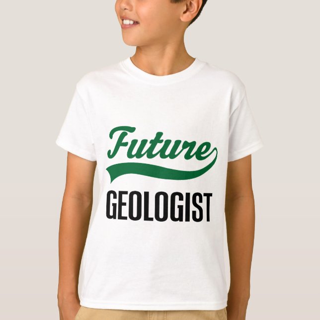 Camiseta Criança do geólogo (futuro) (Frente)