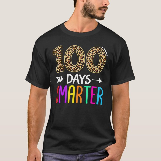 Camiseta Criança do jardim de infância 100 dias mais inteli (Frente)