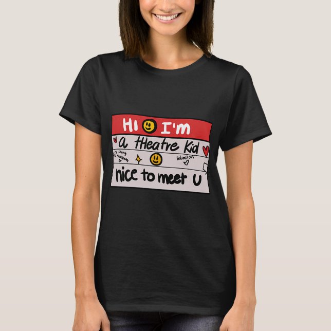 Camiseta Criança do teatro (Frente)