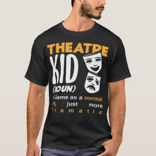 Camiseta Criança do Teatro Musical Substantivo Amante Music